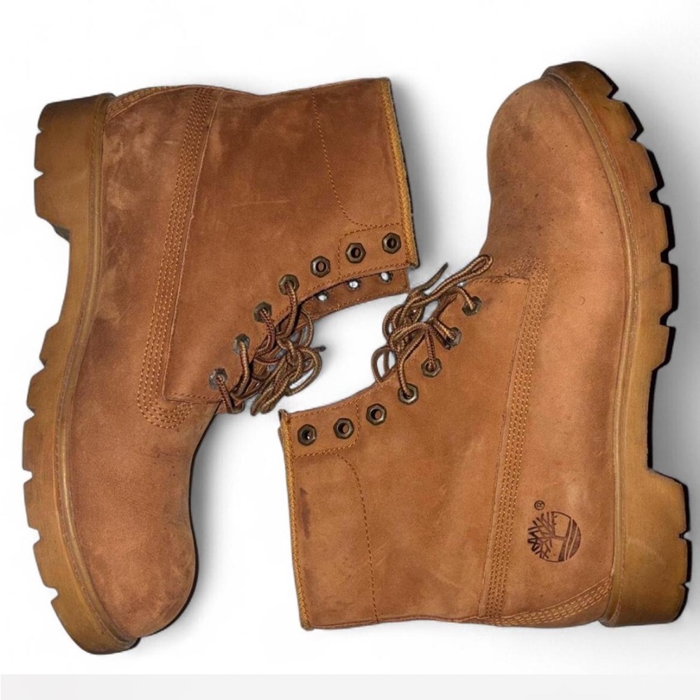 Timberland premium dark tan boots